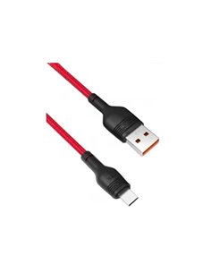 Cablu încărcare și sincronizare XO NB55, USB Type-A/USB Type-C, 1m, Roșu 2