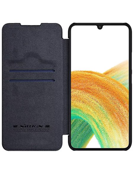 Чехол книжка Nillkin Galaxy A34 - Qin LC, Чёрный