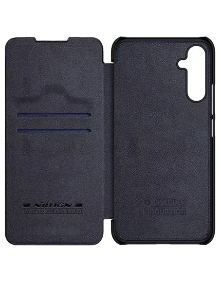 Чехол книжка Nillkin Galaxy A34 - Qin LC, Чёрный