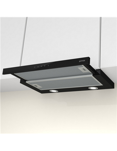 Hota încorporabilă Gorenje TH 64E4 BG, Negru