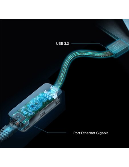 Adaptor de rețea TP-LINK UE306, Negru