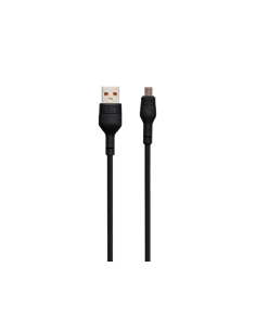 Кабель для зарядки и синхронизации XO NB55, USB Type-A/micro-USB, 1м, Чёрный