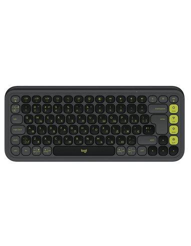 Tastatură Logitech POP ICON, Fără fir, Grafit | Verde