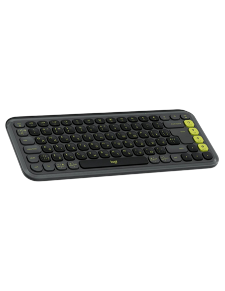 Tastatură Logitech POP ICON, Fără fir, Grafit | Verde