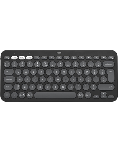 Клавиатура Logitech K380S, Беспроводное, Графитовый