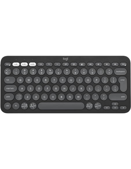 Клавиатура Logitech K380S, Беспроводное, Графитовый