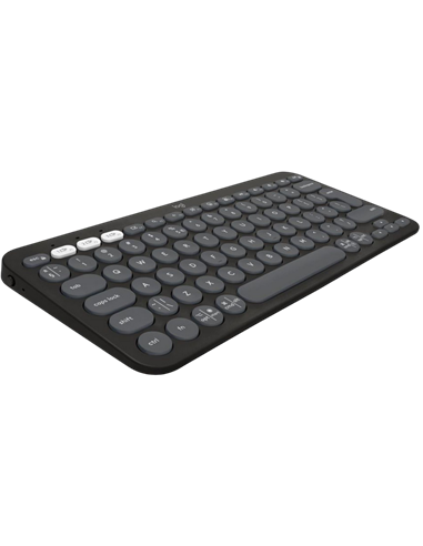 Клавиатура Logitech K380S, Беспроводное, Графитовый