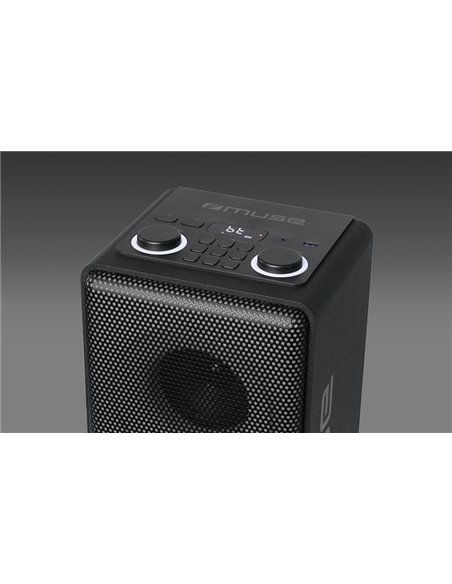 Портативная колонка MUSE M-1808 DJ, Чёрный