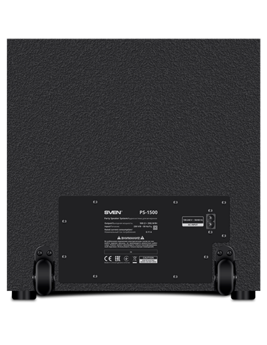 Sistem audio SVEN PS-1500, Negru