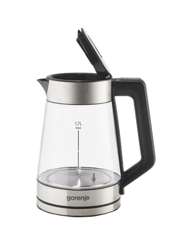 Электрочайник Gorenje K17TRG, Нержавеющая Сталь | Черный