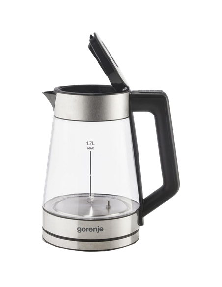 Электрочайник Gorenje K17TRG, Нержавеющая Сталь | Черный