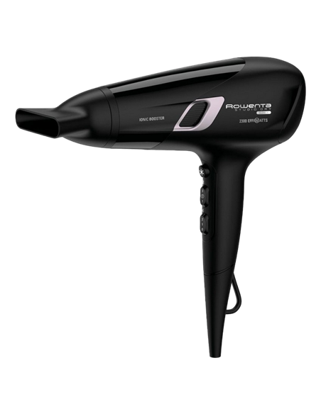 Фен Rowenta Studio Dry Glow CV5820F0, 2300 Вт, Чёрный