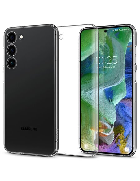 Чехол Spigen Samsung S23+, Airskin, Прозрачный