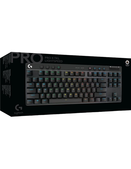Клавиатура Logitech G Pro X TKL, Проводное / беспроводное, Чёрный
