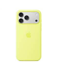 Чехол Apple iPhone 17 Pro Max Silicone Case with MagSafe, Neon Yellow