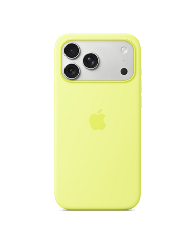 Чехол Apple iPhone 17 Pro Max Silicone Case with MagSafe, Neon Yellow