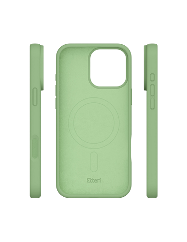 Husă Etteri Silicone Mag pentru Apple iPhone 16 Pro Max, Verde deschis