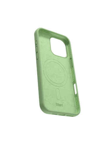 Чехол Etteri Silicone Mag для Apple iPhone 16 Pro Max, Светло-зеленый