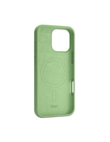 Чехол Etteri Silicone Mag для Apple iPhone 16 Pro Max, Светло-зеленый