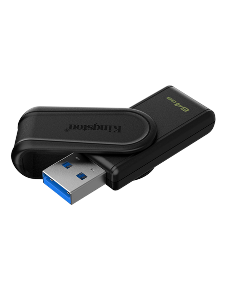 USB Flash накопитель Kingston DataTraveler Exodia S, 64Гб, Чёрный