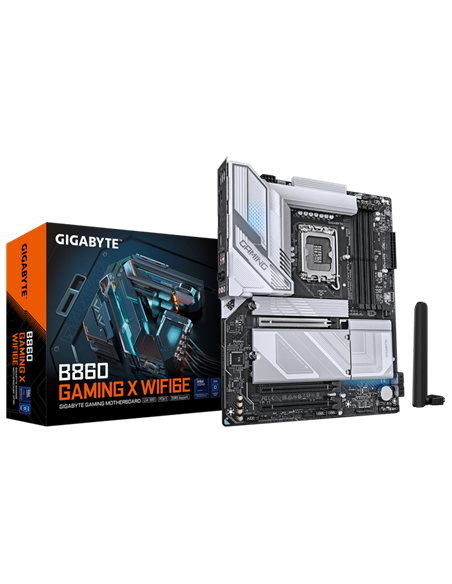 Placă de bază Gigabyte B860 GAMING X WIFI6E, LGA1851, Intel B860, ATX