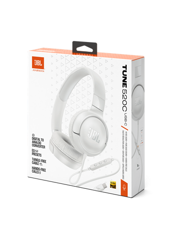 Наушники JBL Tune 520C, Белый