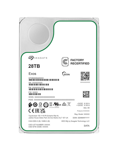 Жесткий диск Seagate Exos, 3.5", 28 ТБ <ST28000NM000C-FR>