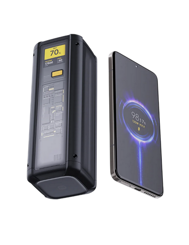 Портативное зарядное устройство Xiaomi 212W HyperCharge, 25000мА·ч, Черный