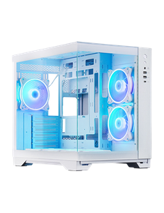 Компьютерный корпус Chieftec Visio, Midi-Tower, Без блока питания, Белый