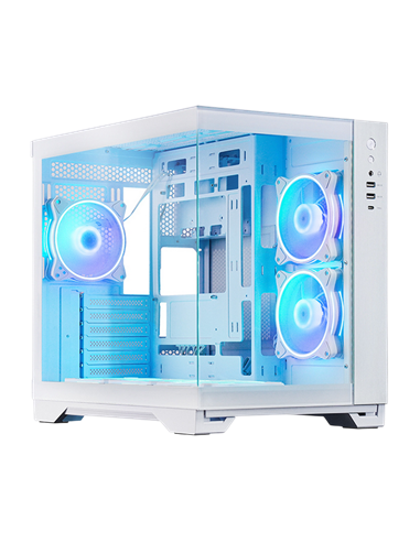 Компьютерный корпус Chieftec Visio, Midi-Tower, Без блока питания, Белый