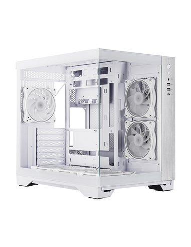 Компьютерный корпус Chieftec Visio, Midi-Tower, Без блока питания, Белый
