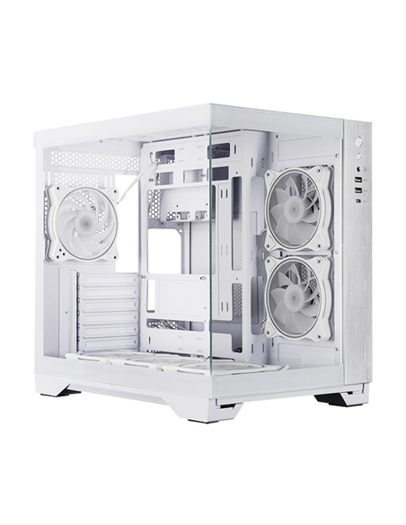 Компьютерный корпус Chieftec Visio, Midi-Tower, Без блока питания, Белый