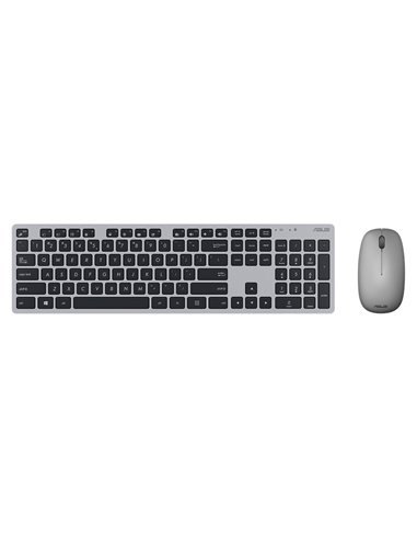Клавиатура и мышь ASUS W5000, Беспроводное, Серый
