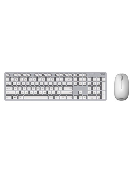 Set Tastatură + Mouse ASUS W5000, Fără fir, Alb