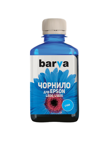 Recipient de cerneală Barva PN-EL800N, 180ml, Cyan