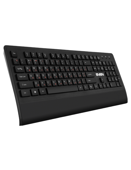 Set Tastatură + Mouse + Mouse Pad SVEN KB-C3800W, Fără fir, Negru