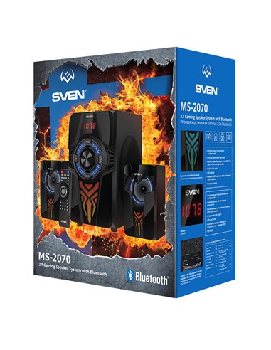 Компьютерные колонки 2.1 SVEN MS-2070, Чёрный