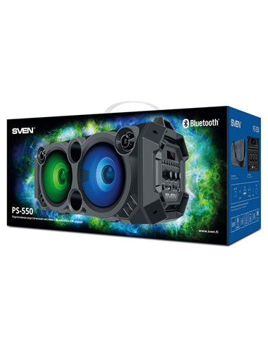 Boxă portabilă SVEN PS-550, Negru