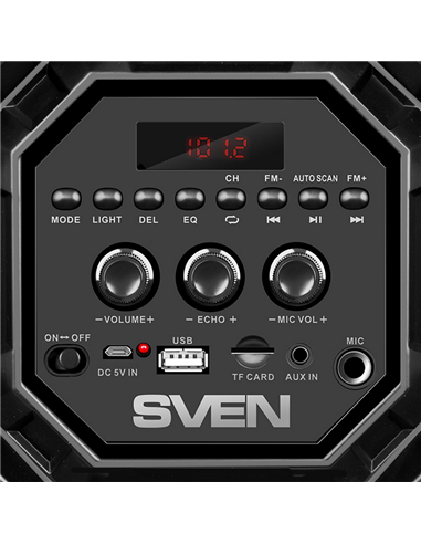 Портативная колонка SVEN PS-550, Чёрный