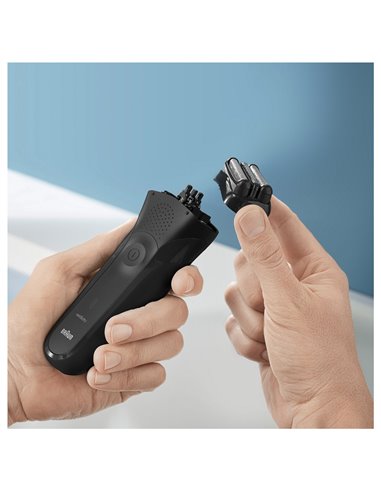 Электробритва мужская BRAUN Series 3 300s, Чёрный