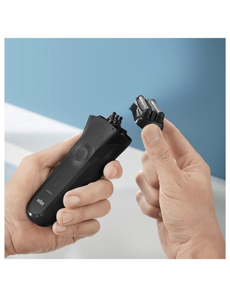 Электробритва мужская BRAUN Series 3 300s, Чёрный