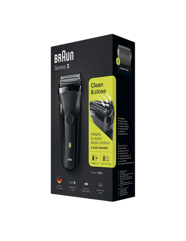 Электробритва мужская BRAUN Series 3 300s, Чёрный