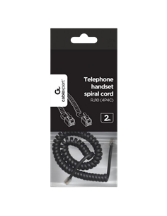 Cablu de rețea Cablexpert TC4P4CS-2M, Negru 2