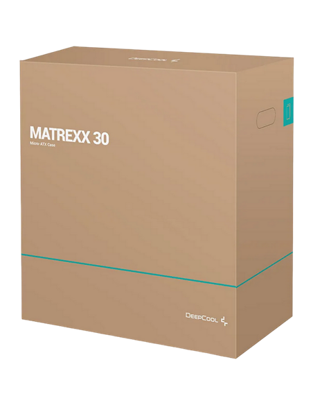 Компьютерный корпус Deepcool MATREXX 30, Mini-Tower, Без блока питания, Чёрный