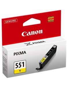 Cartuș de cerneală Canon CLI-551, 7ml, Galben 2
