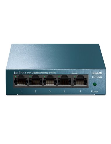Сетевой коммутатор TP-LINK LS105G, 5x 10/100/1000 Мбит/с
