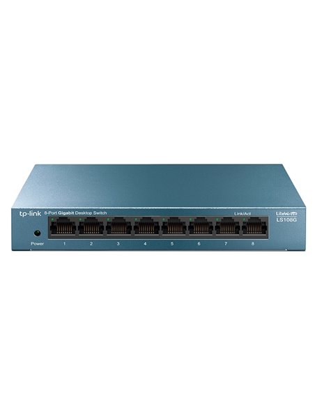 Сетевой коммутатор TP-LINK LS108G, 8x 10/100/1000 Мбит/с