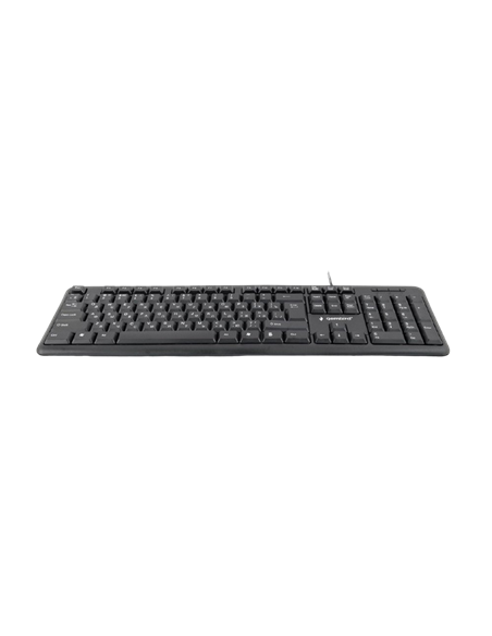 Клавиатура Gembird KB-U-103-RU, Проводное, Чёрный