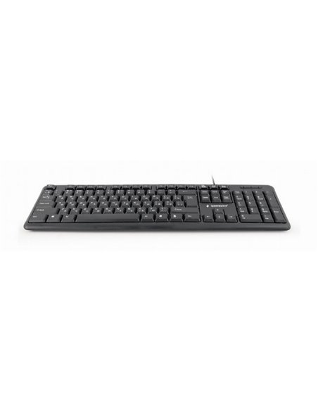 Tastatură Gembird KB-U-103-RU, Cu fir, Negru