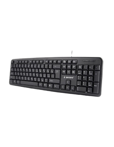 Tastatură Gembird KB-U-103-RU, Cu fir, Negru